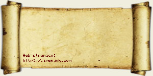 Kristina Vujačić vizit kartica